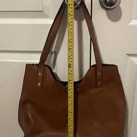 Calvin Klein Satchel Shoulder Brown Bag. - Picture 8 of 9